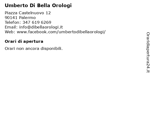 Umberto di bella on sale orologi